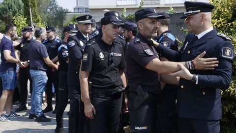 Responsables de la policía nacional y autonómica acompañaron a la Policía Local