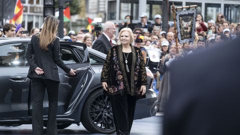 Llegada a la entrega de los Premios Princesa de Asturias 2025