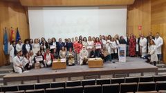 La entrega de premios del concurso de decoraci�n navide�a del �rea sanitaria se celebr� este viernes en el sal�n de actos del Hospital A Coru�a