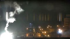 Primeras im�genes del incendio en la central nuclear de Zaporozhie