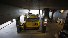 Entrada del servicio de Urgencias del Chuac