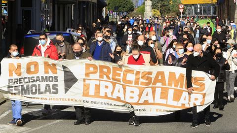 Imagen de la concentracin en Vilagarca