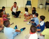 Imagen de archivo de un campamento de verano. 