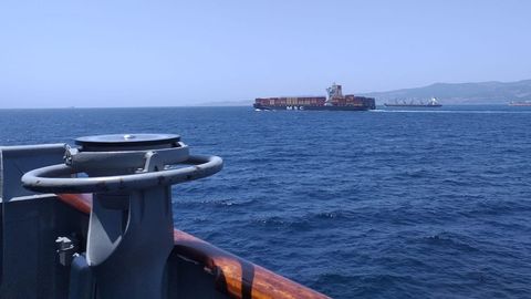 Imagen tomada desde el Serviola en aguas del sur peninsular