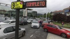 El p�rking de A Choupana, adem�s de muy caro, es peque�o y se completa enseguida