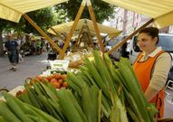 Tambi�n ayer se repiti� en Ribadeo un Mercado dos Domingos.