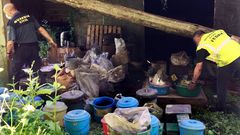 Hallan un tercer zulo con explosivos