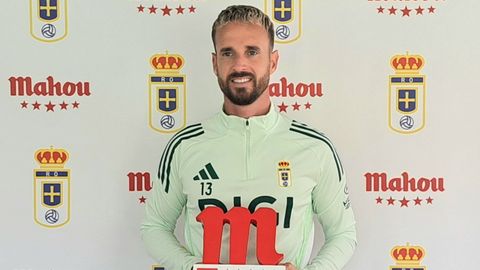 Aarn Escandell, portero del Real Oviedo