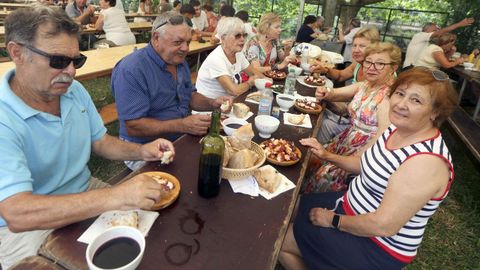 Na romar�a de Santa Marta hai que probar o polbo.