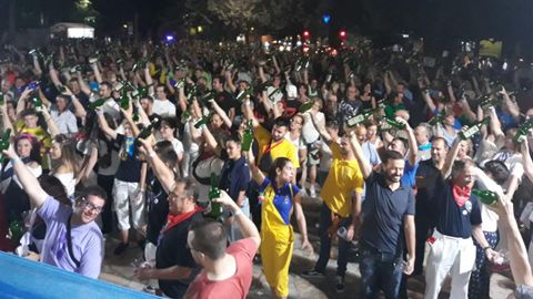 R�cord de escanciado en Azuqueca de Henares