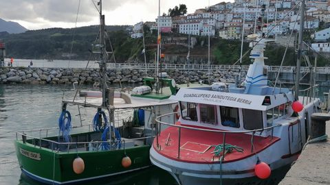 Barcos pesqueros en Asturias