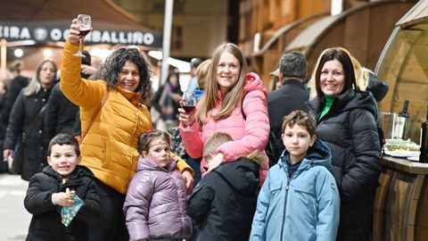 A la primera jornada de la Feira do Vi�o asistieron visitantes de todas las edades