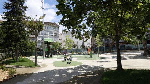 Aspecto renovado del Xard�n do Pos�o en Ourense.