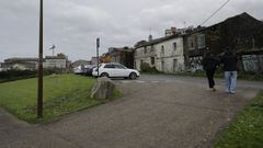 Zona superior del parque de Oza, en la calle Montes, &aacute;mbito al que afecta la nueva operaci&oacute;n urban&iacute;stica