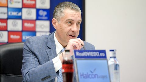 Martn Pelez, presidente del Real Oviedo