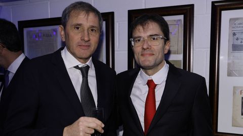 Carlos López Ezquerro, CEO de Netex, y Jorge Vázquez, presidente ejecutivo de Redegal