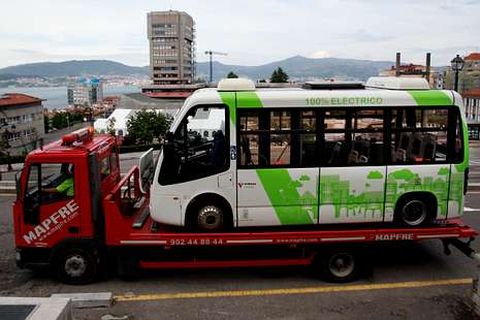 El minib�s es trasladado una de veces que se averi�.