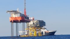 Parque e�lico marino de Iberdrola en Francia, el de Saint Brieuc, con jackets construidas por Navantia y Windar Renovables en Fene