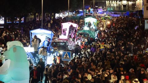 La cabalgata por el centro de A Coru�a