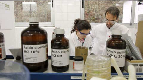 Laboratorio de Galchimia, una de las empresas apoyadas por Unirisco, en una imagen de archivo