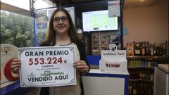 Imagen de archivo de otro premio que tambi�n se sell� en el bar Centro