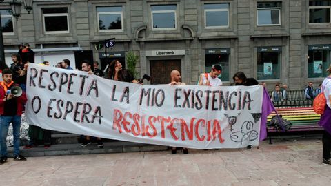 Manifestación por el orgullo LGTBI en Oviedo