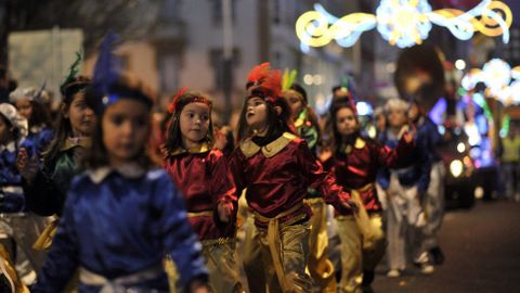 La cabalgata abarrot� las calles de Ferrol