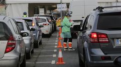 Cribado del covid en Oleiros