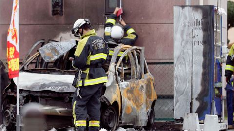 Explosiones en un parque de Jap�n