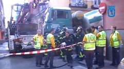 Muere un conductor aplastado por una hormigonera en Madrid