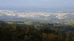 Vista de Lugo desde el Alto do Picato