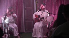 Sheila Patricia na presentaci�n do traballo �Epifan�a�