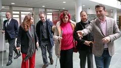 Jos� Ram�n Romero recibi� a Virginia Carcedo y otros representantes de la ONCE en la casa consistorial boirense.