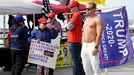 Partidarios de Donald Trump durante un �Patriot Rally� en San Diego (California)