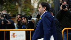Oriol Junqueras, en el d�a en el que fue a declarar a la Audiencia Nacional