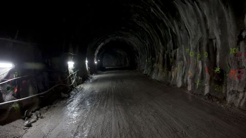 Obras de los tneles del tren al puerto exterior