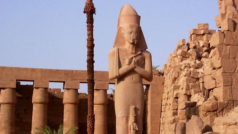 Imagen de archivo de unas ruinas egipcias.