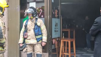 Incendio en la Cervecer�a Tr�bol