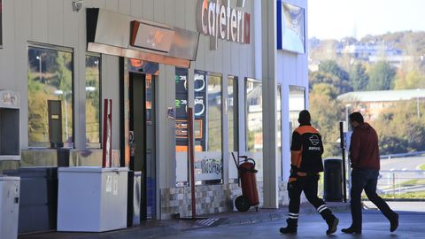 La gasolinera Mio, en A Tolda (Lugo)