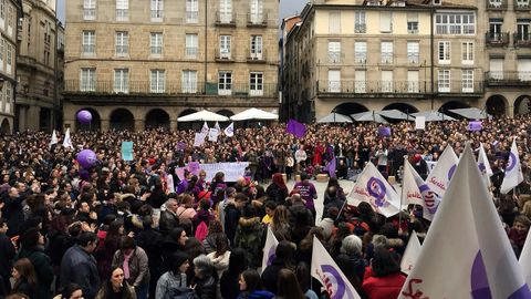 Multitudinaria protesta en Ourense