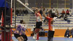 El Volei Dumbr�a en su �ltimo partido en O Conco, la semana pasada