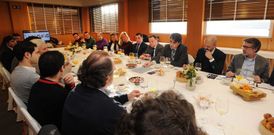 Una treintena de miembros de la Ascega asistieron a la presentaci�n del plan provincial Activamos.