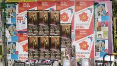 Carteles de la feria taurina de Pontevedra, en A Coru�a