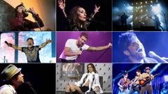 Artistas que van a tocar en directo en A Corua en 2023. 