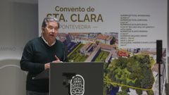 Lores dio a conocer el acuerdo verbal para que el Concello de Pontevedra compre el convento y la huerta de Santa Clara
