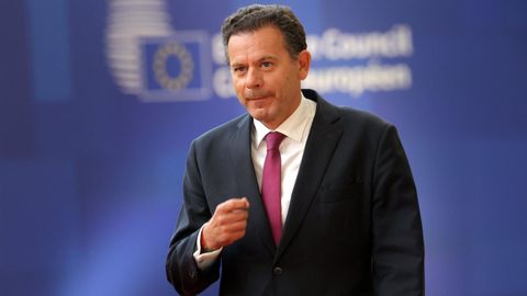 El primer ministro de Portugal, Luis Montenegro, esta semana llegando a la cumbre del Consejo Europeo en Bruselas