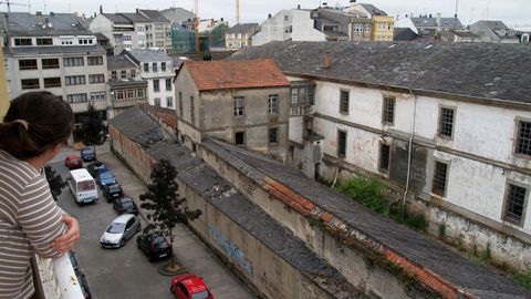 La trasera del cuartel de San Fernando en el 2010