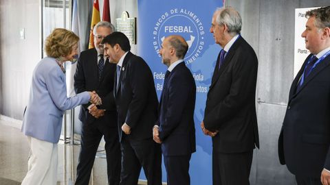 La reina Sofía preside el acto de clausura del Congreso de los Bancos de Alimentos.