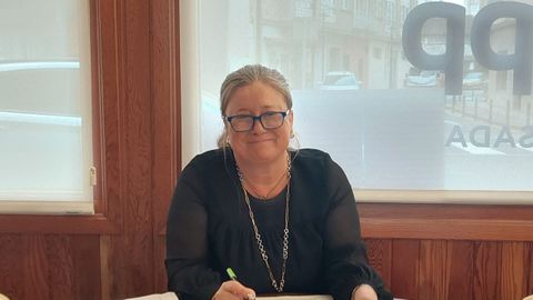 Esperanza Arias, portavoz del PP de Sada.
