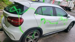 A otro empleado de Urbaser le pintaron el coche con espray verde